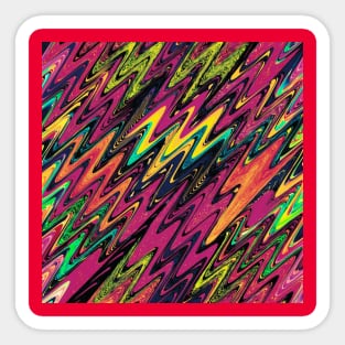 Abstract Waves Sticker